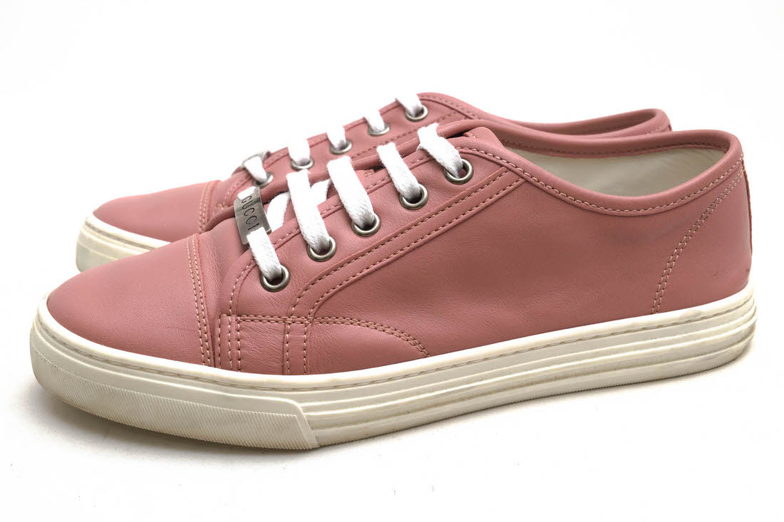 グッチ/GUCCI/423298 MIROSOFT SNEAKERS ローカットスニーカー 【中古】