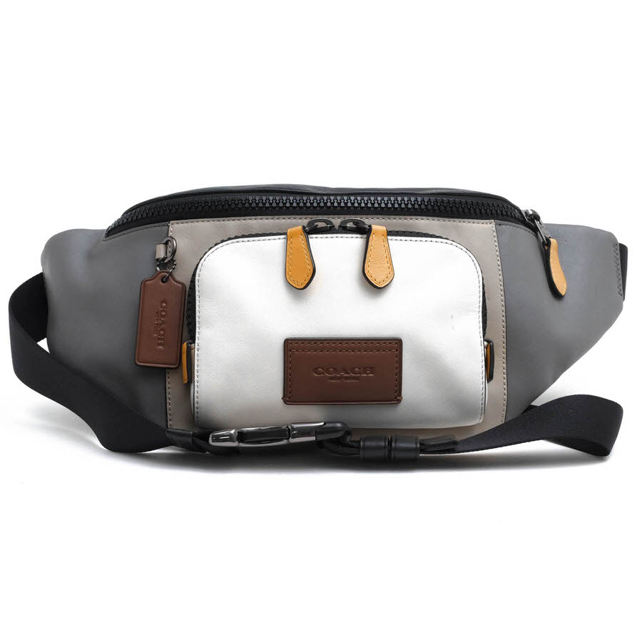コーチ職/COACH/C4022 Track Belt Bag In Colorblock 酉の方角御徒面子 【中古】