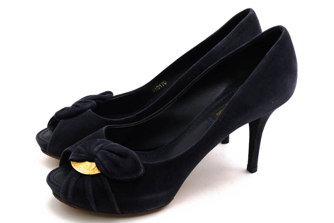 ヴィトン/Louis Vuitton/MA0170 Kimono Peep Toe Platform Pumps パンプス 【中古】 ｜ブランディング２号店