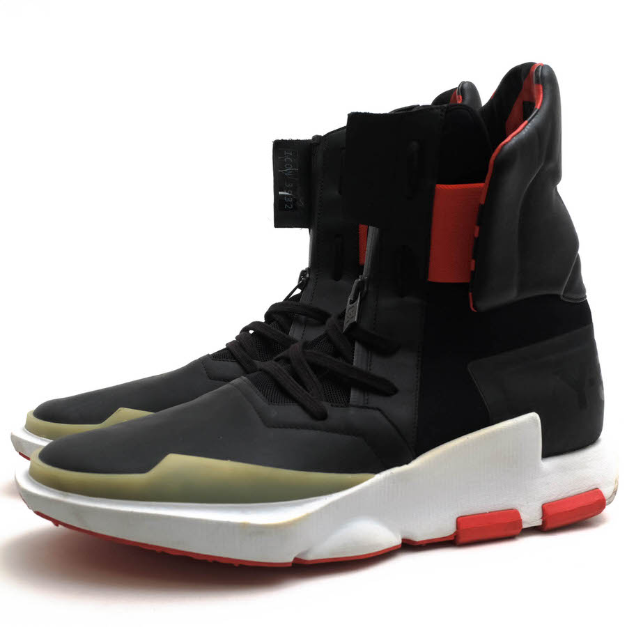 ワイスリー/Y-3/NOCI0003 Black Flame Scarlet ハイカットスニーカー 【中古】