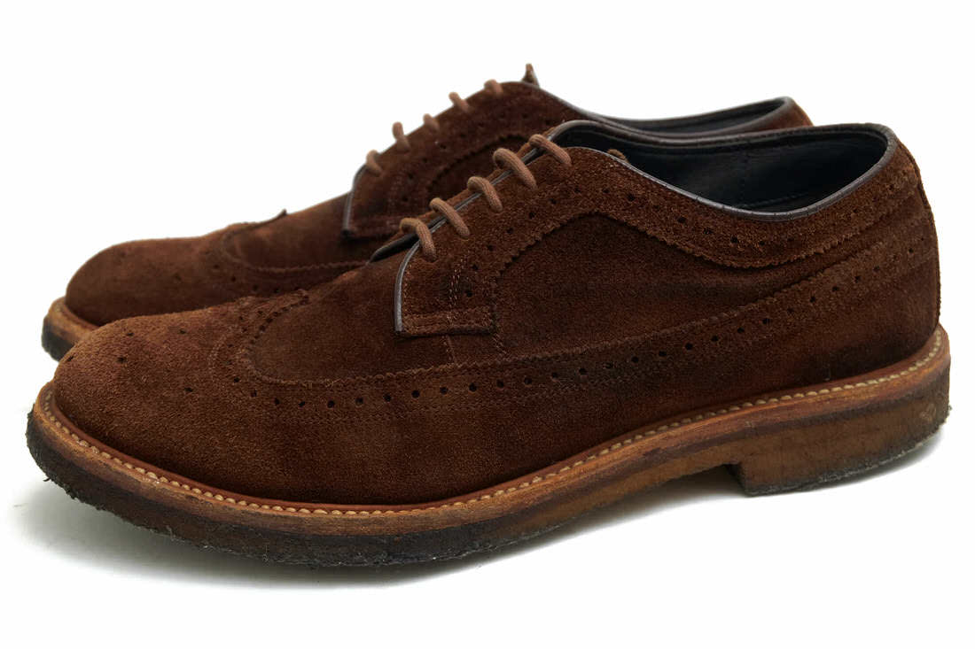 リーガル/REGAL/NN-F2007 DWELLER SHOES WING TIP COW SUEDE with GORE-TEX 2L ビジネスシューズ 【中古】 ｜ブランディング２号店
