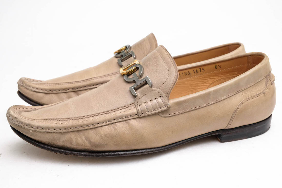 ドルガバ/DOLCE＆GABBANA/CA1186 1675 TUBOLARE VITELLO ビットローファー 【中古】