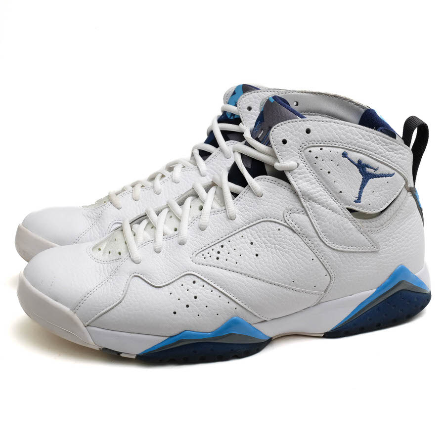 ナイキ/NIKE/304775-107 AIR JORDAN 7 RETRO WHITE FRENCH BLUE-FLINT ハイカットスニーカー 【中古】