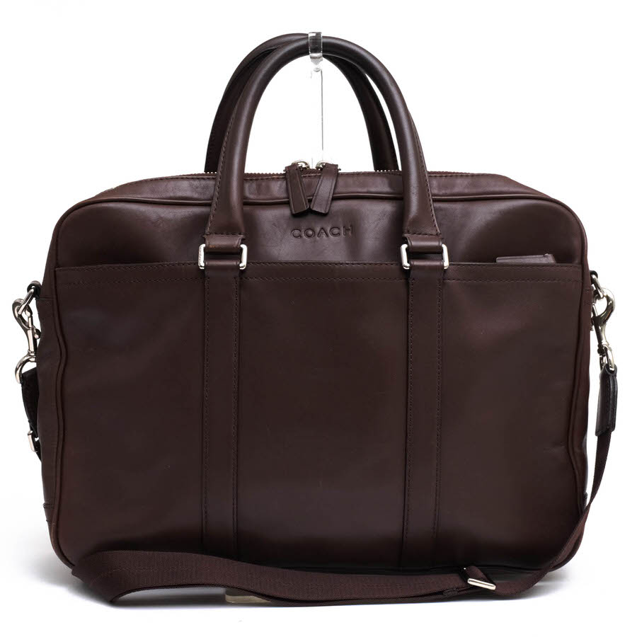 コーチ職/COACH/F71066 LEXINGTON ZIP TOP BRIEF コンコルド ジップトップ ブリーフ 商行為御徒面子 【中古】