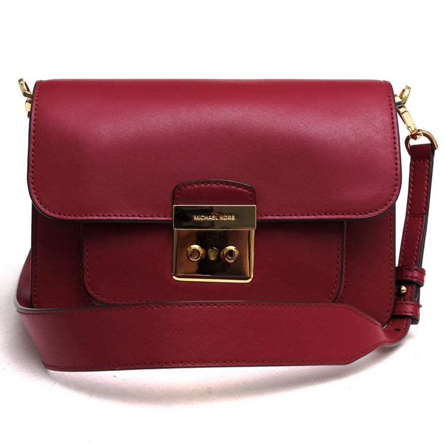 マイケルコース/Michael Kors/32S6SSLC4L Sloan Small Calf Leather Crossbody スローン ショルダーバッグ 【中古】