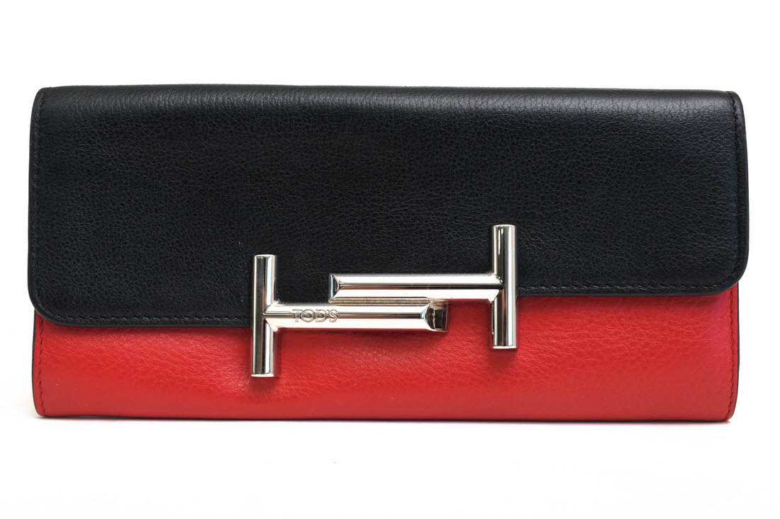 楽天市場】トッズ TOD'S 長財布 ダークネイビー レザー ラウンド