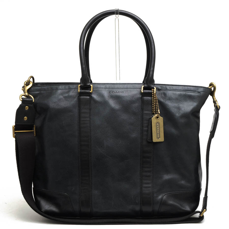 コーチ職/COACH/71026 Bleecker Business Tote In Harness Leather ブリーカー ビジネストート トートバッグ 【中古】