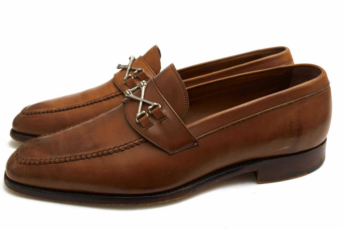 バーカーブラック/BARKER BLACK/Wolfe Loafers ビットローファー 【中古】