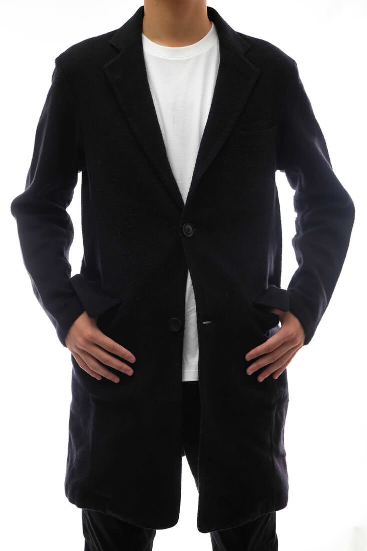 ノンネイティブ/nonnative/NN-J2605 OFFICER COAT C/W DOUBLE FACE SATIN チェスターコート 【中古】