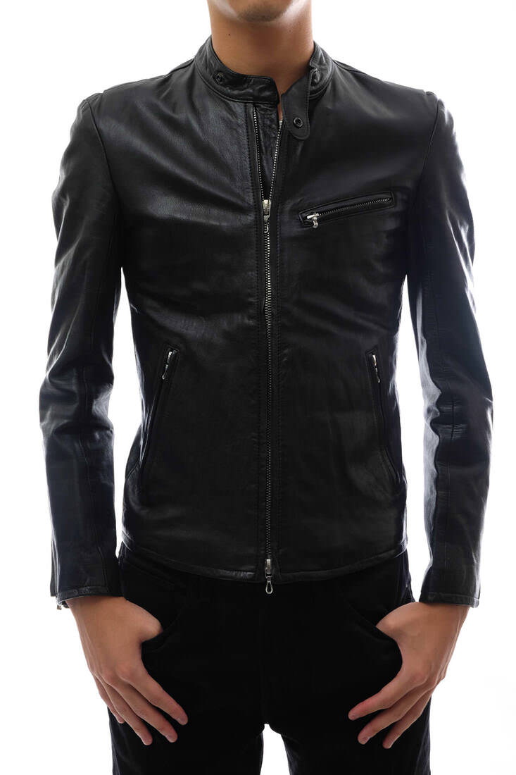 良品　Lithium homme　カウレザーシングル ライダースジャケット　46 楽天市場】LITHIUM HOMME リチウムオム LH22-0194 カウレザー