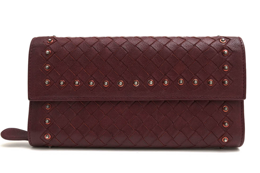 Bottega Veneta ダークブラウン 長財布 土日限定！この価格！ BOTTEGA VENETA ダークブラウン 長財布