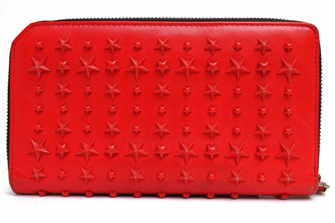 楽天市場 ジミーチュウ Jimmy Choo J Carnaby Leather With Mixed Stars カーナビー 長財布 中古 ブランディング２号店