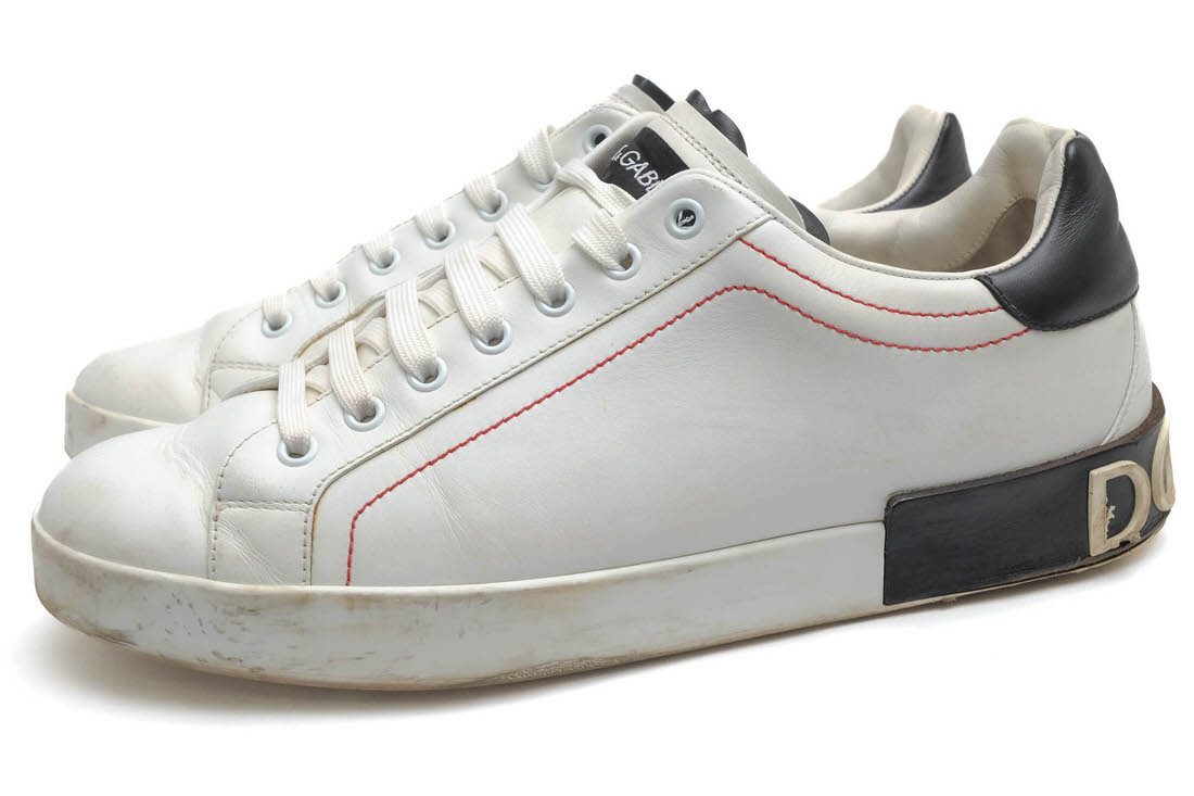 ドルガバ/DOLCE＆GABBANA/CS1587 Portofino ローカットスニーカー 【中古】