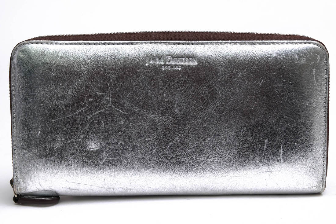 J＆Mデヴィッドソン/J＆M DAVIDSON/10069N-7300 ELONGATED ZIP WALLET 長紙入れ 【中古】