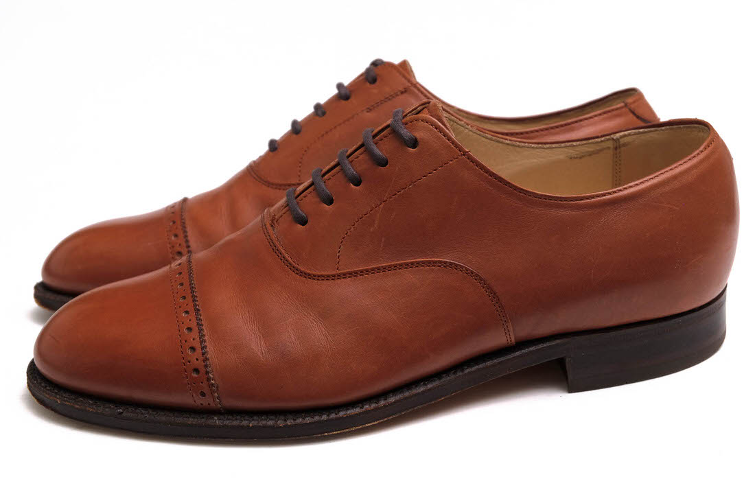 POLO RALPH LAUREN パンチドキャップトゥ 24 日本製 革靴 POLO RALPH LAUREN パンチドキャップトゥ 24 日本製 革靴