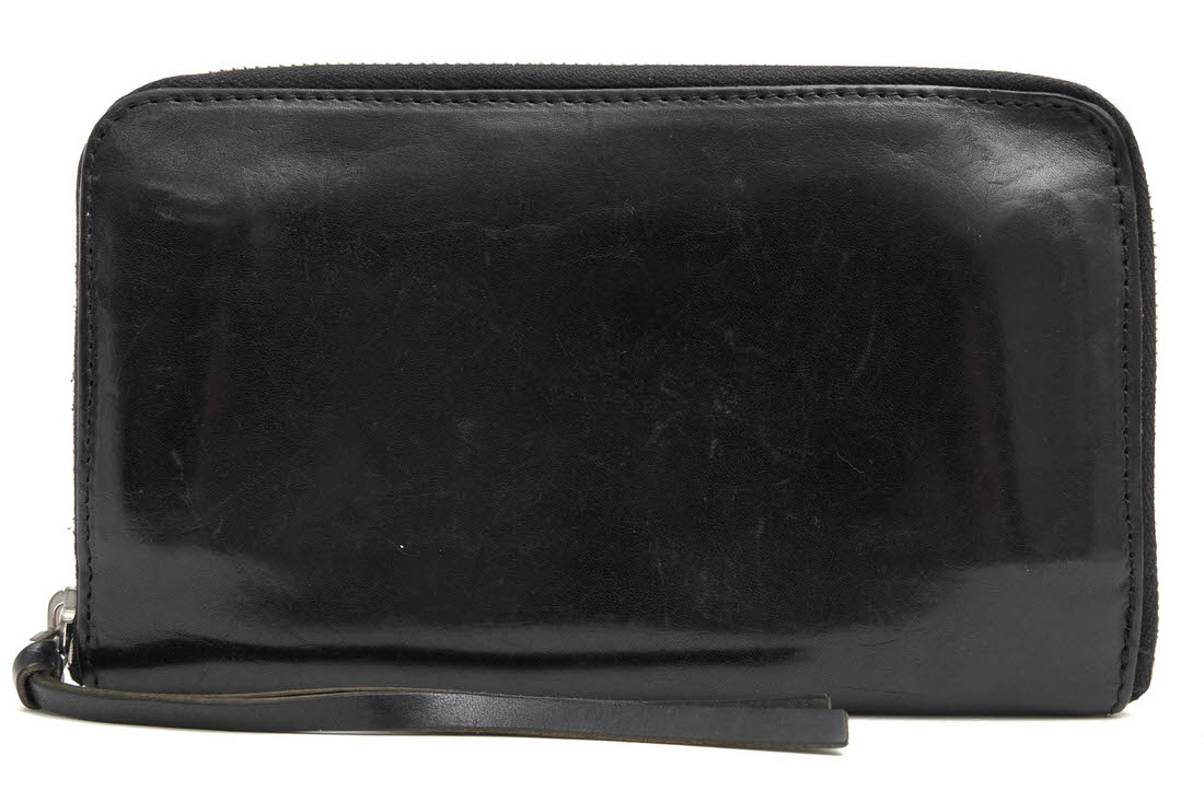 タリオヴィヴォ/TAGLIOVIVO/ZIP WALLET L CULATTA POLISHED 長紙入れ 【中古】