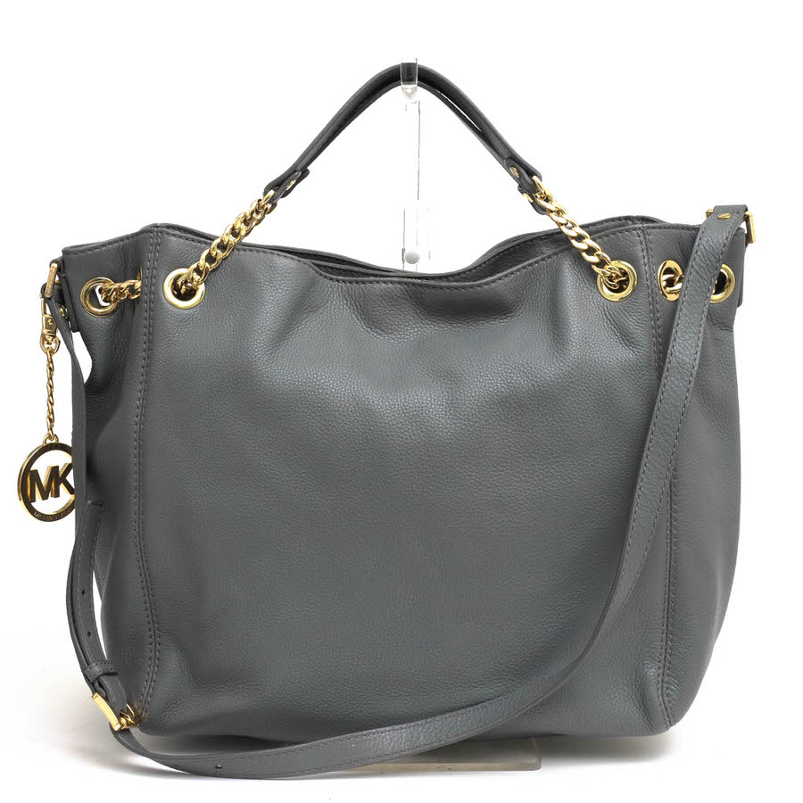 マイケルコース/Michael Kors/30S11JSE2L Jet Set Chain Medium Gather Shoulder Tote トートバッグ 【中古】 |ブランディング2号店