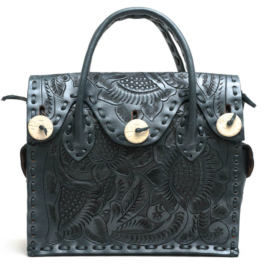 グレースコンチネンタル/GRACE CONTINENTAL/Carving Tribes Maestra S カービングトライブス マエストラ ハンドバック 【中古】