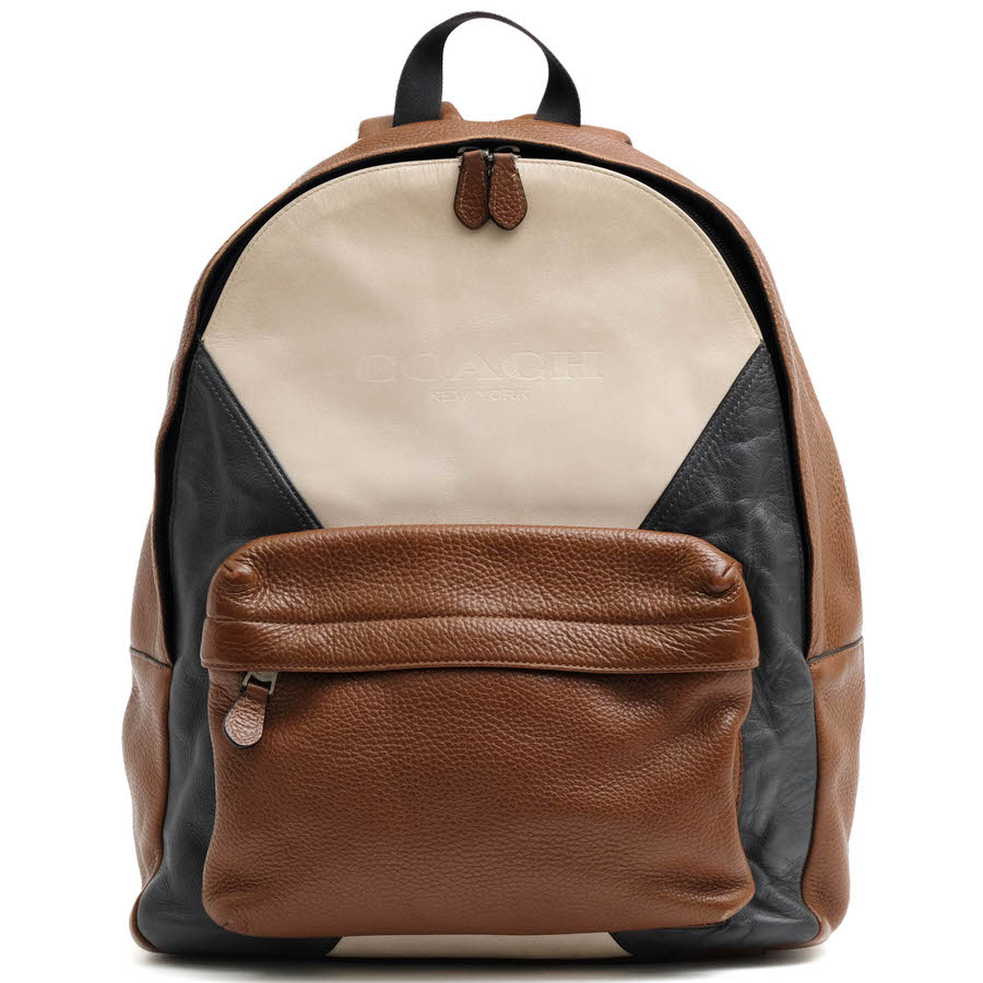 コーチ/COACH/F57482 Charles Backpack In Patchwork Leather チャールズ バックパック パッチワーク レザー リュック 【中古】