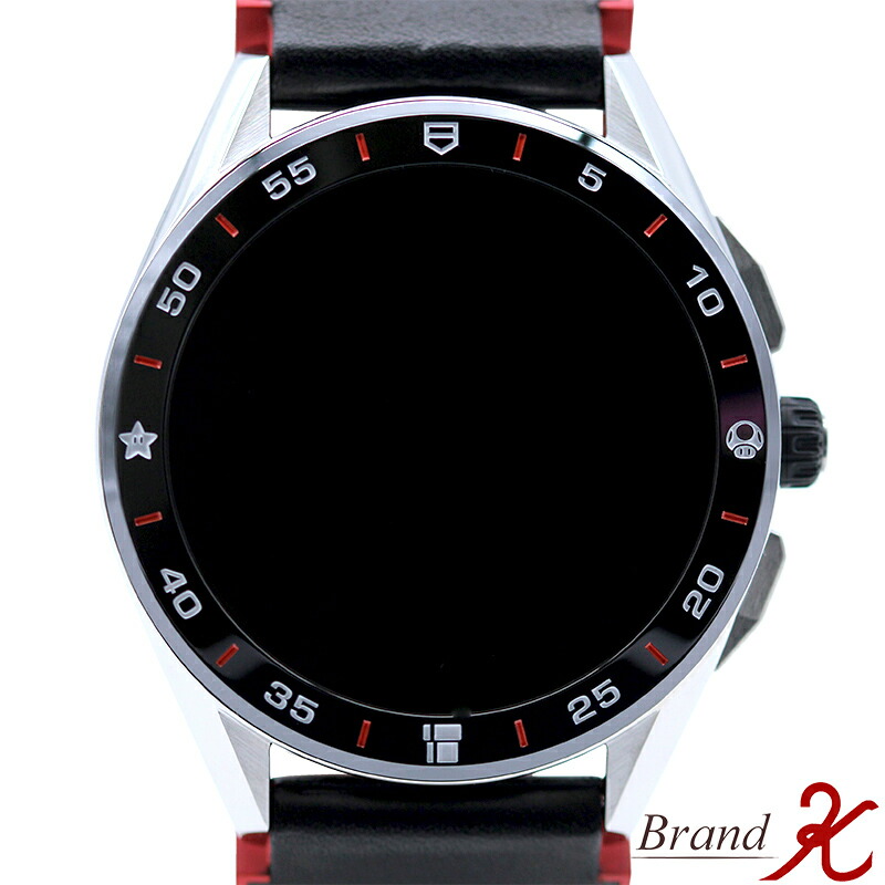 【TAG HEUER/タグホイヤー】<br>コネクテッド スーパーマリオ リミテッドエディション<br>SUPER MARIO SBG8A13.EB0238<br>第3世代 スマートウォッチ 腕時計<br>世界限定 2000本 付属有り 非通電<br>【新古品・未使用】【送料無料】 ブランドK 浜町店