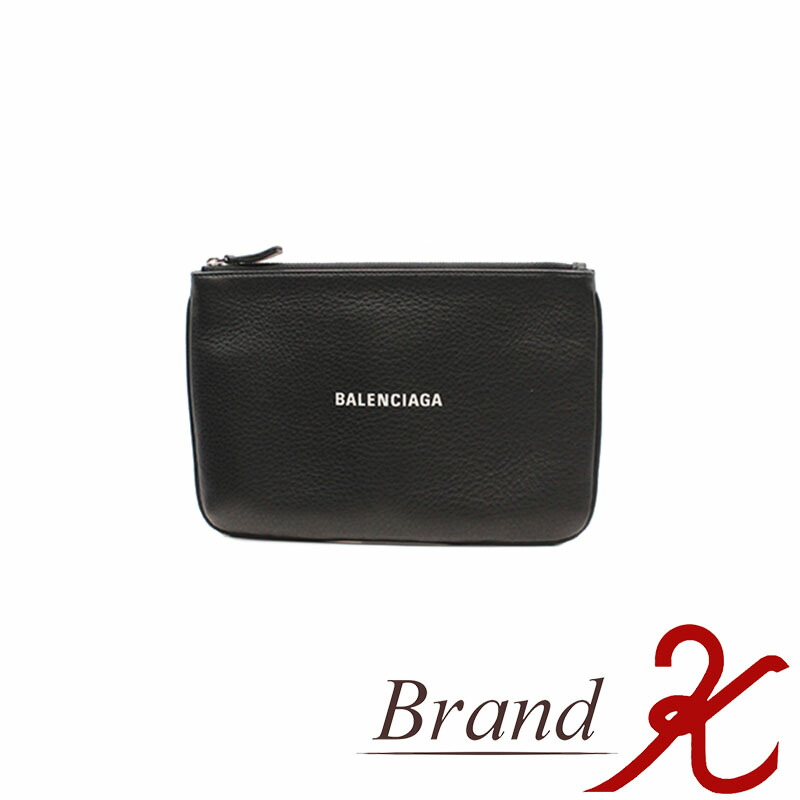 美品　バレンシアガ　クラッチバッグ　レザーロゴ　キャンパス　ポーチ　白　黒 Amazon | [バレンシアガ] BALENCIAGA クラッチバッグ ポーチ