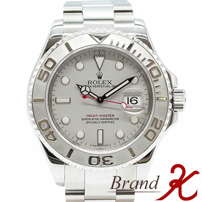 浜町店 Rolex ロレックス Yacht Master ヨットマスター ロレジウム V番 09 Ss プラチナ シルバー文字盤 At 自動巻メンズ腕時計 本体のみ 中古 美品 送料無料 楽天 Fitzfishponds Com