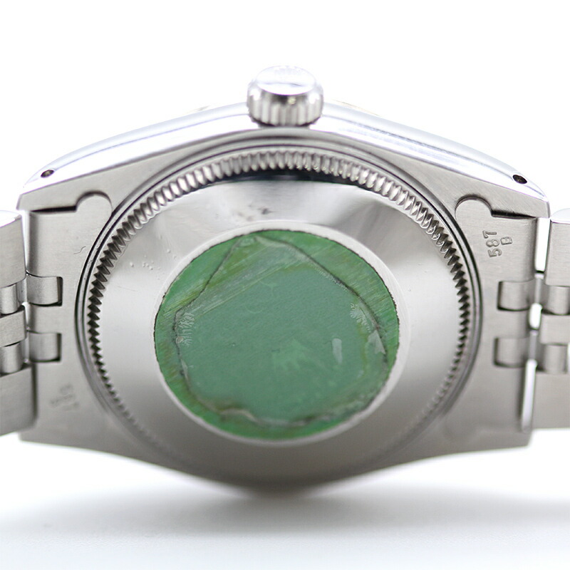 浦上店【ROLEX/ロレックス】DATEJUSTボーイズデイトジャスト68274R番SSK18WGホワイトゴールドシルバー文字盤AT自動巻Cal.2135ユニッセックス腕時計箱ケース説明書点検磨き仕上【中古】【送料無料】楽天