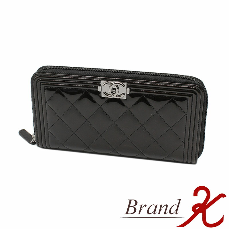 楽天市場】【中古】 シャネル ボーイシャネル フラップロング