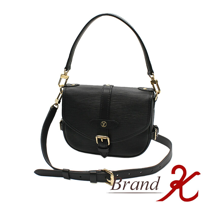 【 LOUIS VUITTON / ルイヴィトン 】ソミュール BB M23469ルイ・ヴィトン LV ソミュールBB エピ ショルダーバッグ ハンドバッグ 斜め掛け レザー レディース 2WAY ノワール ブラック ヴィトンバッグ中古 ヴィトンバック ビトンバック 【 中古 美品 】【送料無料】｜Brand K