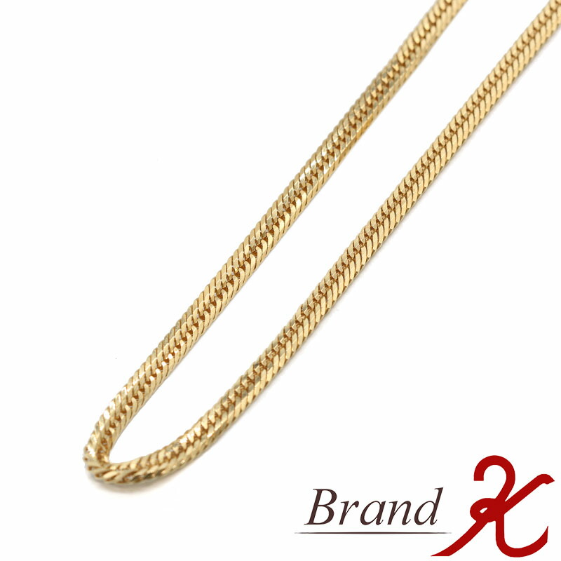 【 K18　喜平　ネックレス 】 12面カット　トリプル喜平　ネックレス ゴールド　約25.8g　約50.0cm メンズ　レディース　造幣局検定刻印　ホールマーク 【中古品・美品】【送料無料】　BRAND K　浜町店 346,005円
