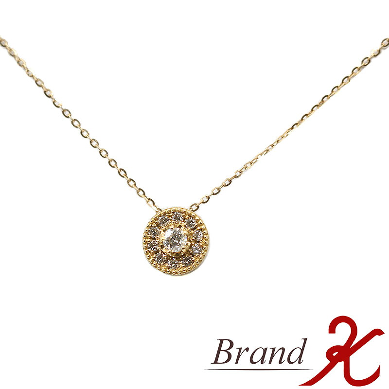 【 festaria bijou SOPHIA 】 Wish upon a star　K18YG　ダイヤモンド　ネックレス イエローゴールド　D0.06ct D0.06ct ウィッシュ アポン ア スター　星形 ペンダントネックレス　レディース　 【中古・美品】【送料無料】　BRAND K 浜町店