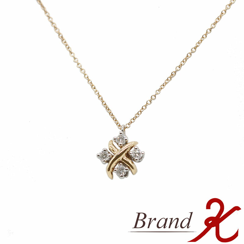 美品　Tiffany & Co. シルバーダイヤモンドネックレス TIFFANY&Co. ティファニー ネックレス 一粒ダイヤ ペンダント