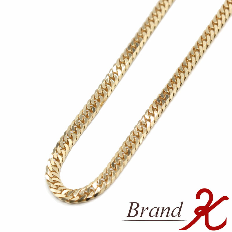 【 K18 喜平 ネックレス 】6面カット W喜平 ネックレスダブル 約30g 約60.0cm 18金メンズ レディース 造幣局刻印 ホールマーク【中古品・美品】【送料無料】 BRAND K 浜町店|Brand K
