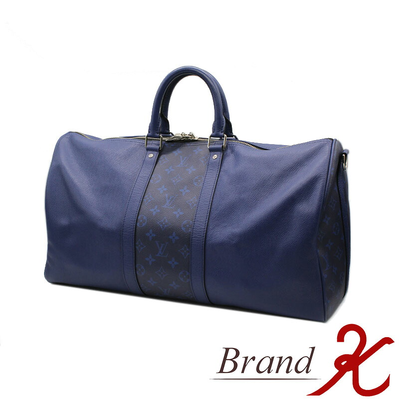 継続期間押さえる通貨価値♪\u003cBR\u003e【 LOUIS VUITTON / ルイヴィトン 】\u003cBR\u003eタイガラマ キーポル バンドリエール50\u003cBR\u003eM53766 ボストンバッグ  ショルダーバッグ \u003cBR\u003e青緑色 青碧 しろがね色金具\u003cBR\u003e2WAY 旅するかばん メンズ LV\u003cBR\u003e【 中古品】【 貨物輸送無料 】 BRAND K 浜町店