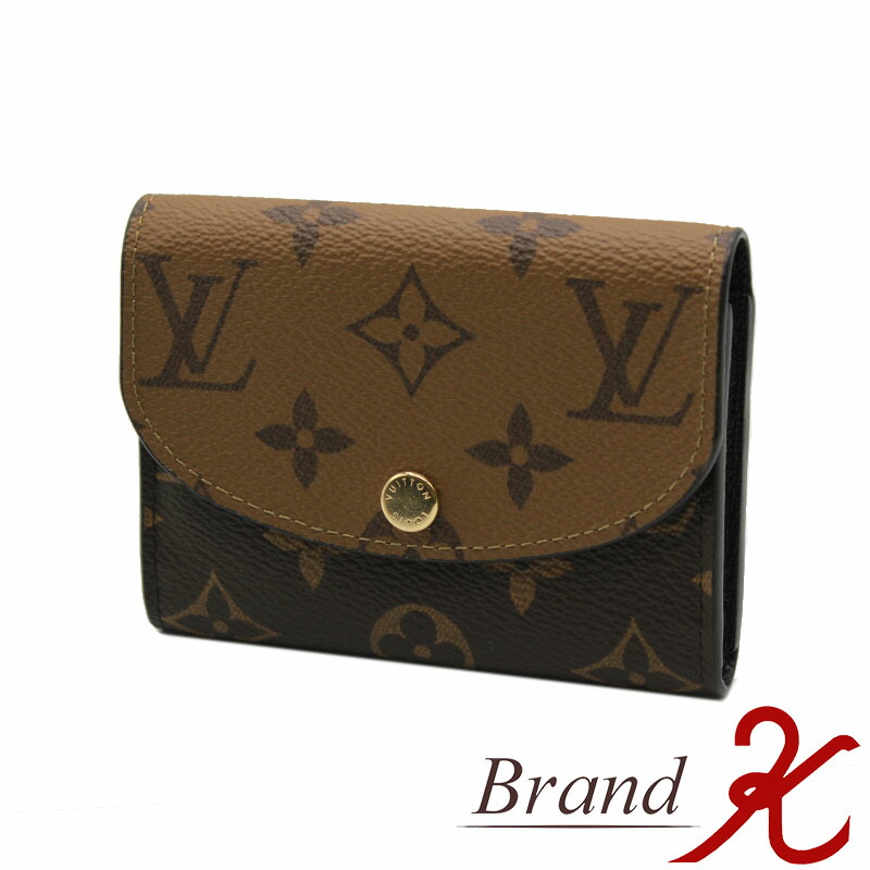 【 LOUIS VUITTON / ルイ・ヴィトン 】 モノグラムリバース ポルトモネ ロザリ M82333 モノグラム ブラウン コインケース 小銭入れ 財布 ミニ財布 レディース LV ルイヴィトン 【 中古品・美品 】【 送料無料 】 BRAND K 浜町店