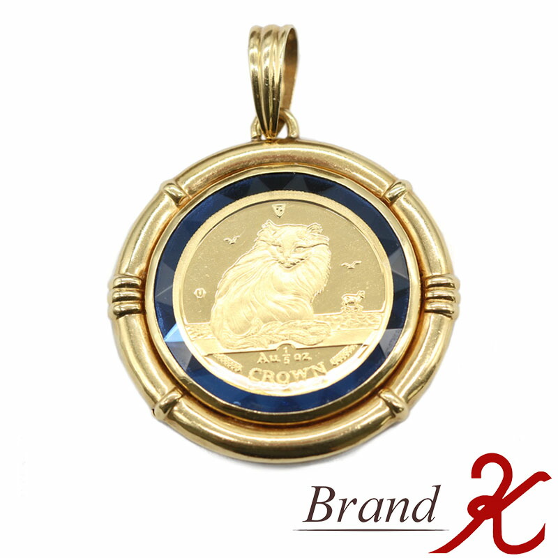 楽天市場】K24/K18 マン島キャット1/25ozコイン付リング ISLE OF