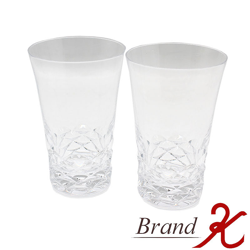 【 Baccarat / バカラ 】\u003cBR\u003e律動的な調子 ハイボール ありの実水呑み\u003cBR\u003e2客仕掛ける せつ然たる 水晶硝子 タンプラー\u003cBR\u003e水呑み 食器  水呑み バカラクリスタル \u003cBR\u003e【中古品・ほぼ新品】【 貨物輸送無料 】 BRAND K 浜町店
