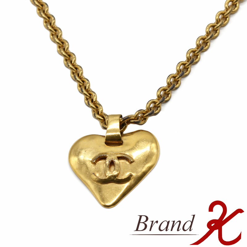 【CHANEL / シャネル】ココマーク　ハートモチーフ　ネックレスヴィンテージ　ゴールドカラー チェーンネックレス1993年 アクセサリー レディース【中古品】【送料無料】 BRAND K 浜町店｜Brand K