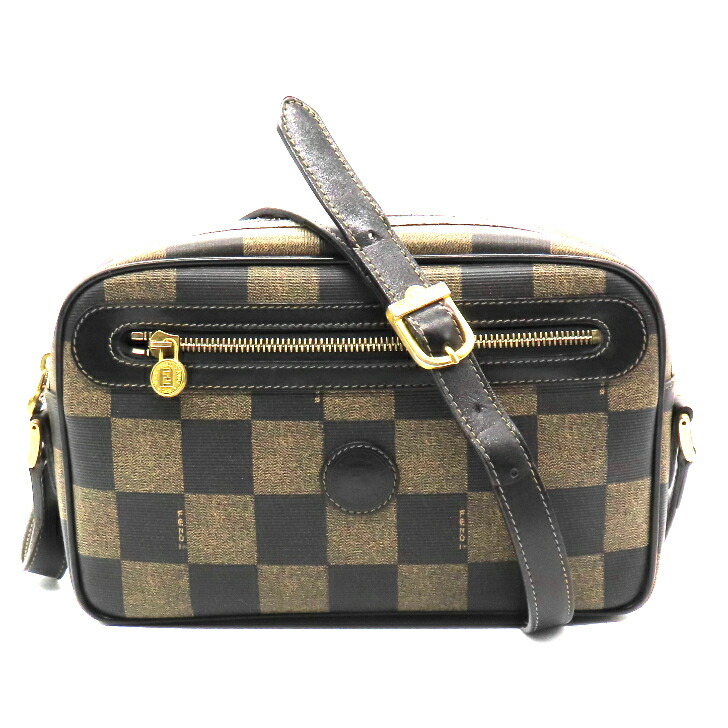 楽天市場】【バッグ】FENDI フェンディ ペカン柄 ショルダーバッグ