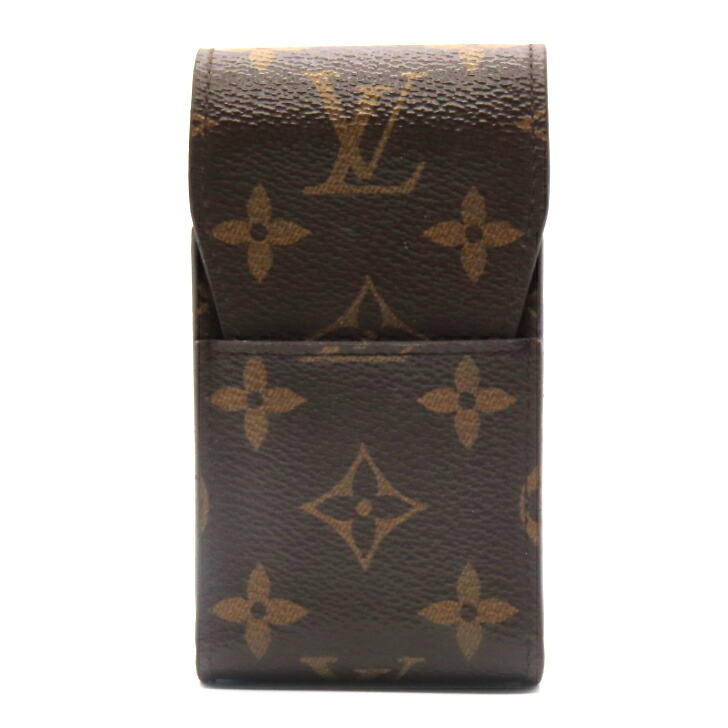 【本物引きうける】LOUIS VUITTON ルイ・ヴィトン エテュイ 紙巻きタバコ容れもの 紙巻きタバコ容れもの M63024 モノグラム  貨物輸送無料 【中古品】