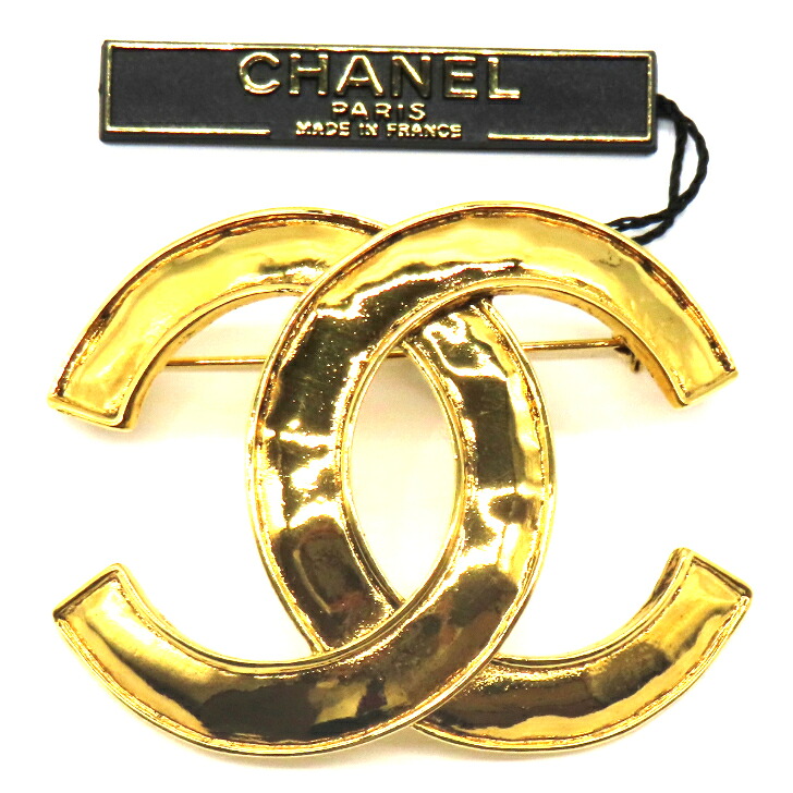 【本物保証】CHANEL シャネル ココマーク ブローチ 94P ゴールドメッキ レディース 送料無料 【中古品】｜ブランド館　店