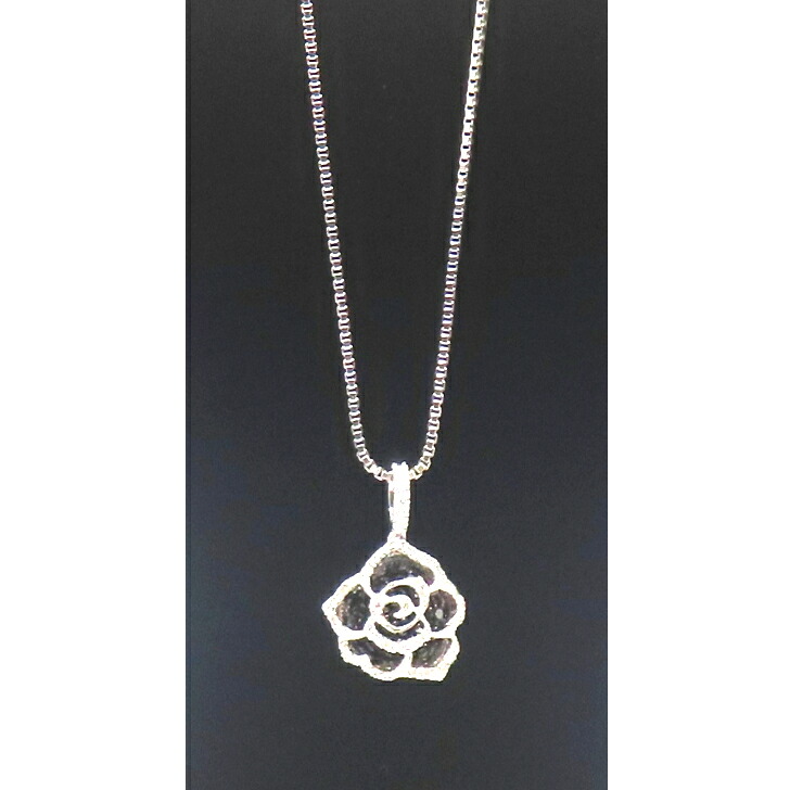 【本物保証】ダイヤモンド ローズトップ D0.5ct K18WG ネックレス アジャスター付き 50cm 総重量6.1g ジュエリー アクセサリー レディース 送料無料 【中古品】|ブランド館 店
