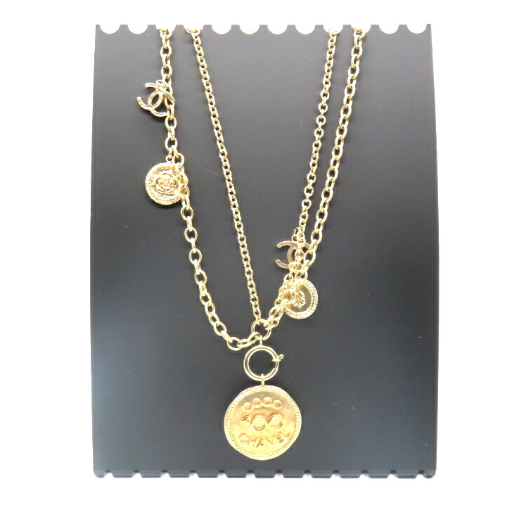 楽天市場】シャネル 【CHANEL】 トリプルココ ロング チェーン