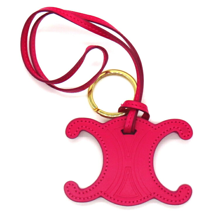 楽天市場】CELINE セリーヌ キーリング TRIOMPHE PON PON トリオンフ