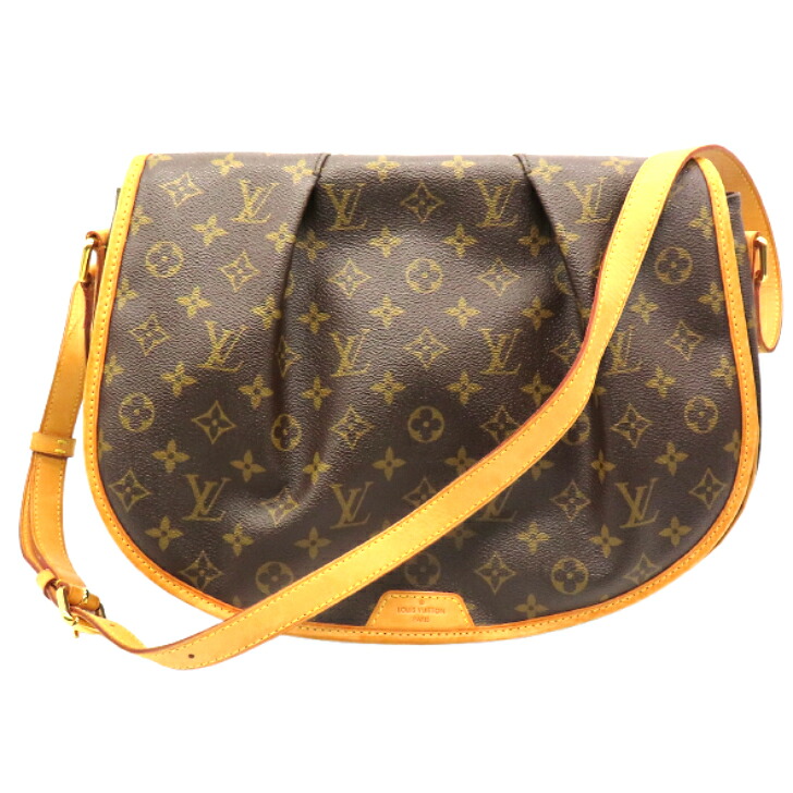 【本物引き受ける】LOUIS VUITTON ルイ・ヴィトン メニルモンタンMM モノグラム M40473 ショルダーバッグ レディース 貨物輸送無料 【中古品】