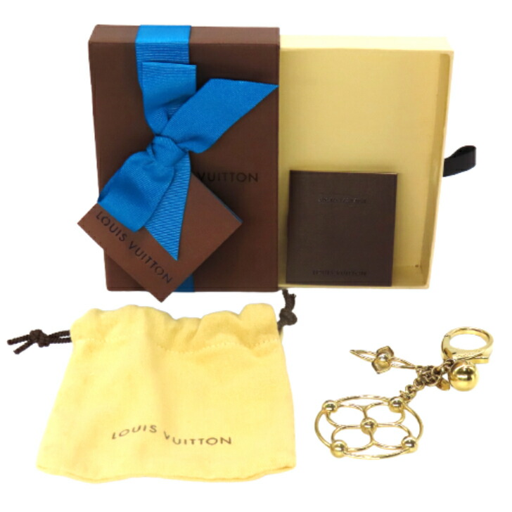 ルイ・ヴィトン モノグラム ブルーミーキーリング チャームゴールド キーホルダー 楽天市場】LOUIS VUITTON ルイ ヴィトン ブルーミー キーホルダー