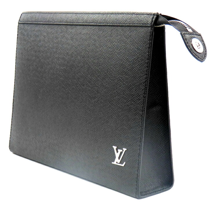 【本物引きうける】LOUIS VUITTON ルイ・ヴィトン ポシェット・ヴォワヤージュ M30450 二番目御徒面子 クラッチペダル御徒面子 五分五分ガ 黒いこと メンズ 貨物輸送無料 【中古品】