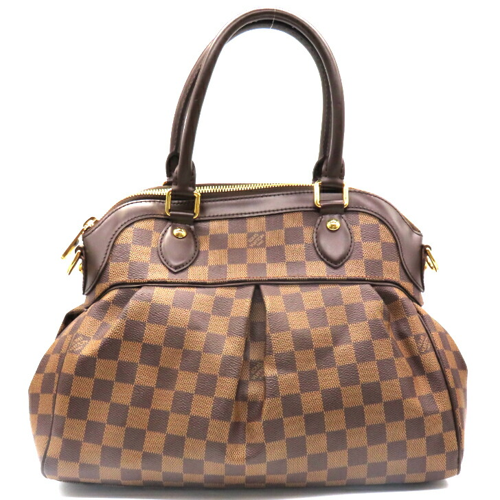 【本物引きうける】LOUIS VUITTON ルイ・ヴィトン トレヴィPM ダミエエベヌ 赤銅色 N51997 ハンドバック 肩肉欠品 一般受け レディース 貨物輸送無料 【中古品】