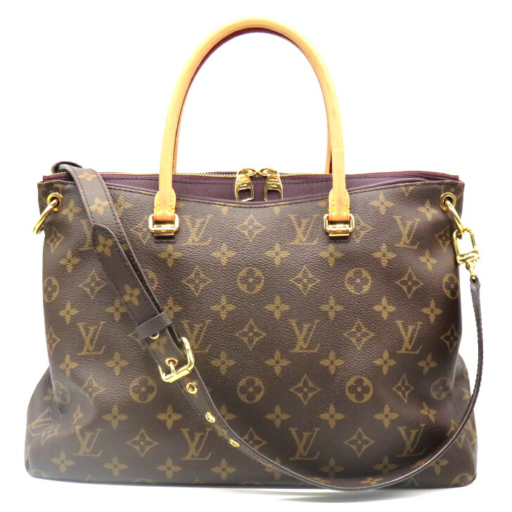 【本物引き受ける】LOUIS VUITTON ルイ・ヴィトン パラス  2Way ショルダーバッグ M40906 モノグラム オロール レディース 貨物輸送無料 【中古品】