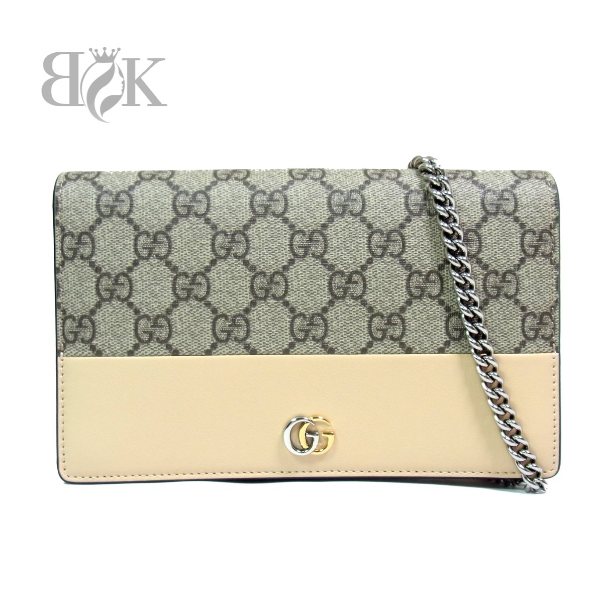 楽天市場】GUCCI グッチ GGマーモント チェーンウォレット 401232